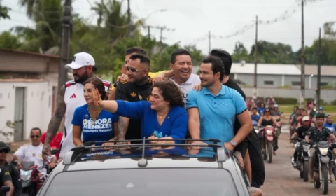 Professora Maria do Carmo mostra força política em Maués: ‘vamos libertar o Amazonas do atraso’
