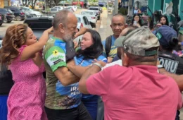 Flagra exclusivo: confusão entre grupos rivais marca votação polêmica na Câmara de Iranduba