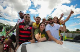 Maria do Carmo mobiliza multidão em Itacoatiara