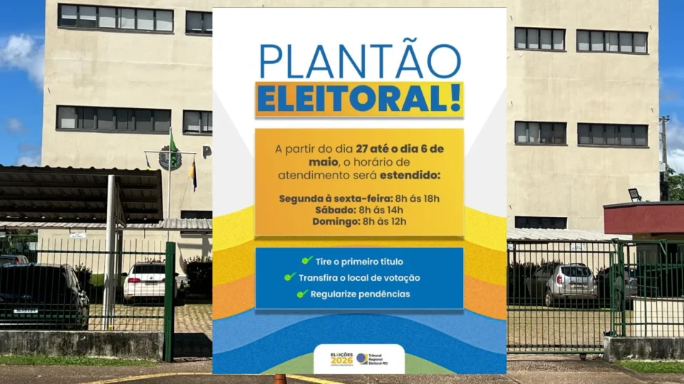 TRE-RO amplia horário de atendimento para regularização eleitoral