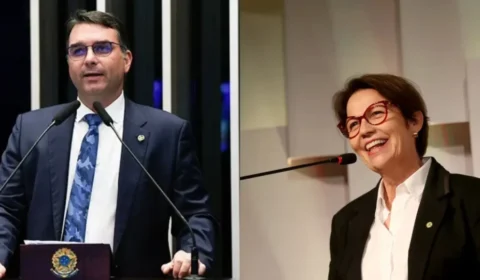 ‘Sonho de consumo’: Flávio Bolsonaro mira Tereza Cristina como vice, mas adia definição da chapa