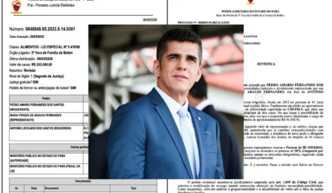 Justiça do Pará fixa pensão de 50% a deputado e decisão amplia desgaste após inelegibilidade