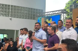 Wilson Lima anuncia Roberto Cidade e Joana D’arc como candidatos à Câmara Federal