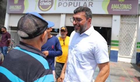 Wilson Lima destaca avanço social do Amazonas durante visita ao Programa Prato Cheio em Manaus