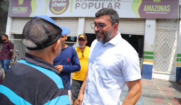 Wilson Lima destaca avanço social do Amazonas durante visita ao Programa Prato Cheio em Manaus