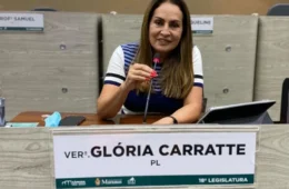 TRE-AM notifica CMM para dar posse a Glória Carratte após cassação de Elan Alencar