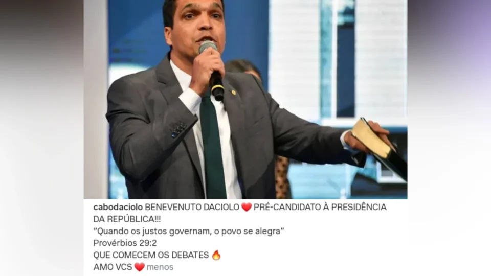 Cabo Daciolo reafirma pré-candidatura à Presidência e lança incerteza sobre convenção do Mobiliza no Amazonas