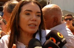 “Omar tem palavra e sabe cuidar das pessoas”, diz Alessandra Campelo ao ser oficializada candidata a vice-governadora