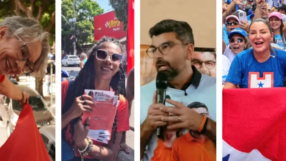 Pará entra oficialmente na corrida eleitoral com candidatos nas ruas; veja como foi o primeiro dia de campanha