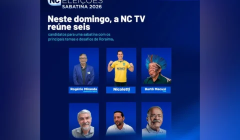 Sete candidatos ao Senado por Roraima participam de sabatina da NC TV neste domingo