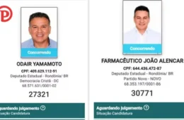 Candidatos a deputado estadual por Rondônia aparecem em mandados de prisão por dívida de pensão