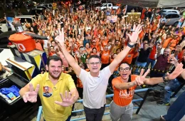 David Almeida inicia campanha ao Governo do Amazonas com adesivaço em Manaus