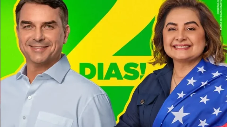 Flávio Bolsonaro já tem local definido para ato com Maria do Carmo em Manaus