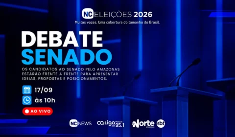 NC Eleições 2026 abre rodada de debates com candidatos ao Senado nesta quinta-feira