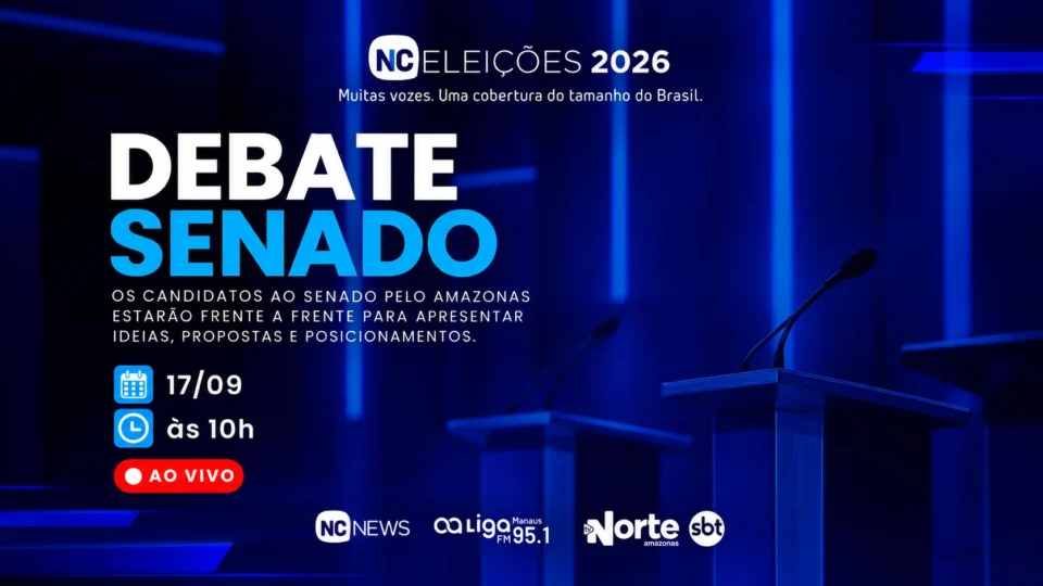 NC Eleições 2026 abre rodada de debates com candidatos ao Senado nesta quinta-feira