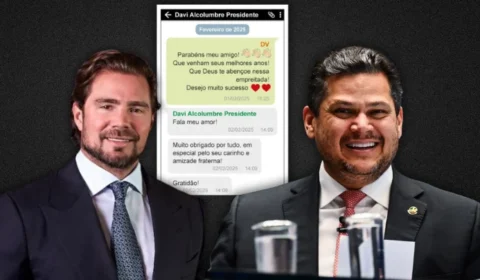 “Fala, meu amor”: mensagens revelam relação de proximidade entre Alcolumbre e Vorcaro