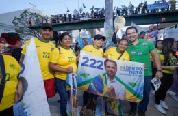 “Manaus é 222”: Tropa de Alberto Neto ganha as ruas e amplia mobilização pelo Senado