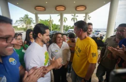 Professora Maria e candidatos do PL recebem Flávio Bolsonaro em Manaus
