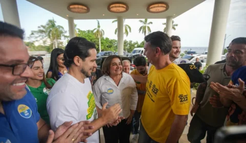 Professora Maria e candidatos do PL recebem Flávio Bolsonaro em Manaus