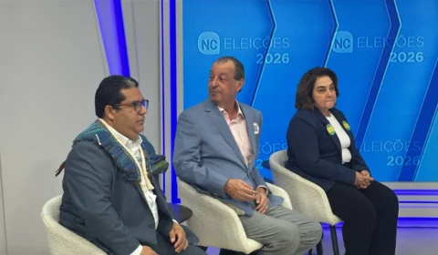 CLIMA DE DEBATE: candidatos ao Governo do Amazonas já chegaram para encontro em Manaus