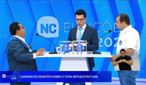 CLIMA ESQUENTOU: Isael e Roberto Cidade trocam provocações durante debate