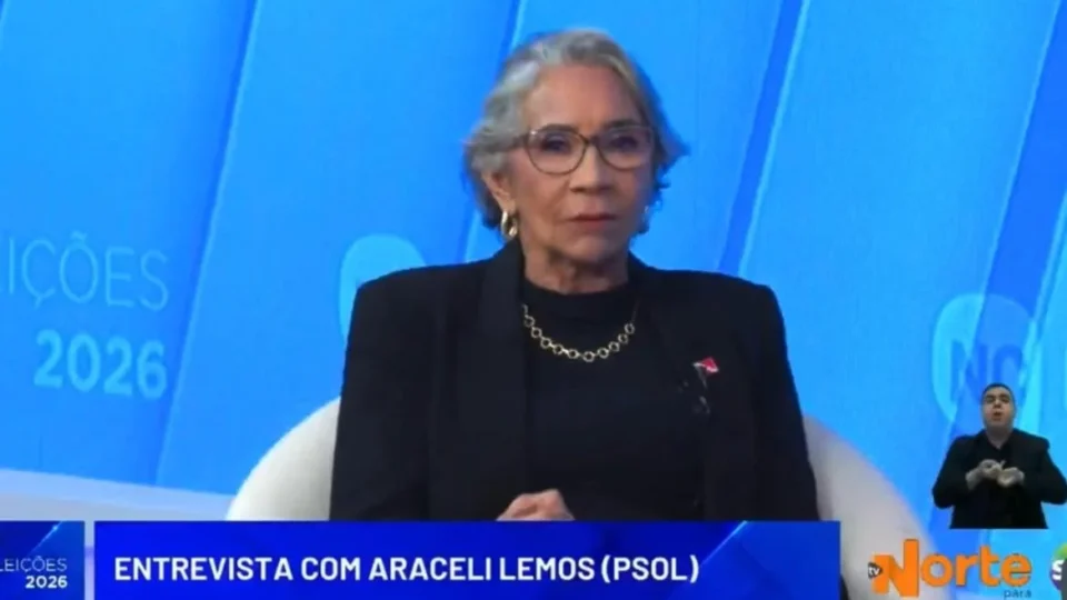 Ao vivo: começa entrevista do SBT Pará/TV Norte com Araceli Lemos (PSOL)