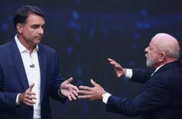 Lula provoca Flávio sobre votos em presídios: “Até teu pai votou em mim”