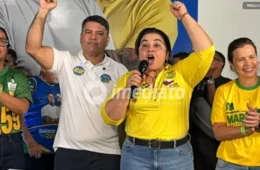 Maria do Carmo avança ao segundo turno para o Governo do Amazonas e apoiadores se reúnem em comitê em Manaus