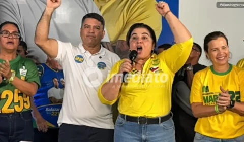 Maria do Carmo avança ao segundo turno para o Governo do Amazonas e apoiadores se reúnem em comitê em Manaus