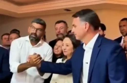 VEJA O VÍDEO | Dr. Daniel aparece ao lado de Flávio Bolsonaro e declara apoio no 2º turno