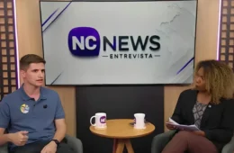 Lucas Pavanato é entrevistado pelo NC News após ser eleito o deputado federal mais votado de São Paulo