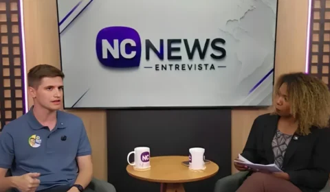 Lucas Pavanato é entrevistado pelo NC News após ser eleito o deputado federal mais votado de São Paulo