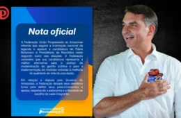 União Progressista no Amazonas declara apoio a Flávio Bolsonaro e libera membros na disputa pelo Governo