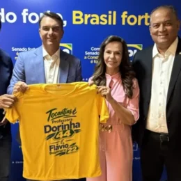 Flávio Bolsonaro declara apoio a Professora Dorinha no 2º turno no Tocantins