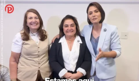 Michelle Bolsonaro pede votos para Maria do Carmo e Flávio no Amazonas: “É 22 lá e 22 aqui”