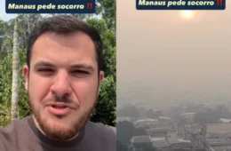 Renato Junior diz que Manaus precisa de socorro diante da fumaça e cobra autoridades