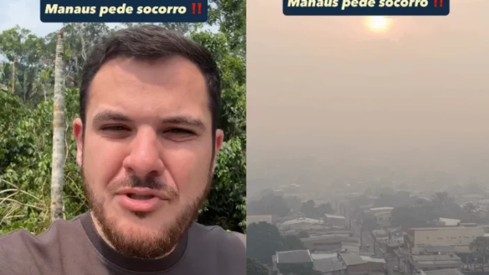 Renato Junior diz que Manaus precisa de socorro diante da fumaça e cobra autoridades