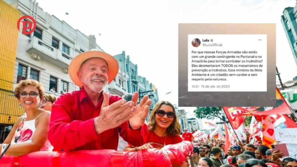 Post de Lula em 2020 sobre queimadas volta ao debate em meio à crise da fumaça no Amazonas
