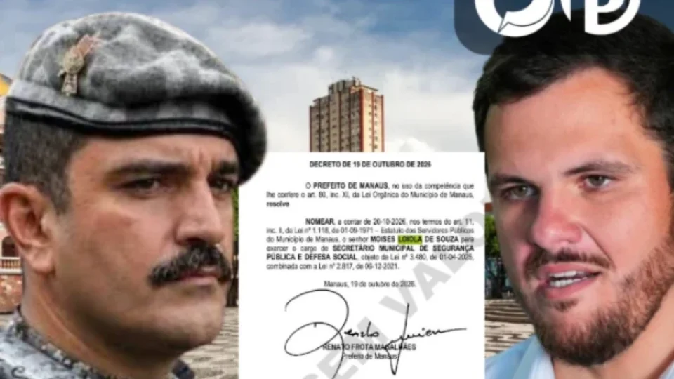 Renato Junior nomeia sargento Loiola para comandar Secretaria de Segurança de Manaus