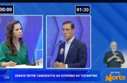 TV Norte SBT realiza primeiro debate do segundo turno ao Governo do Tocantins
