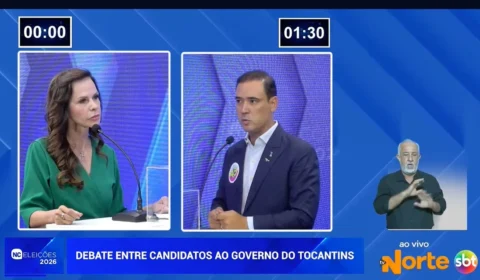 TV Norte SBT realiza primeiro debate do segundo turno ao Governo do Tocantins