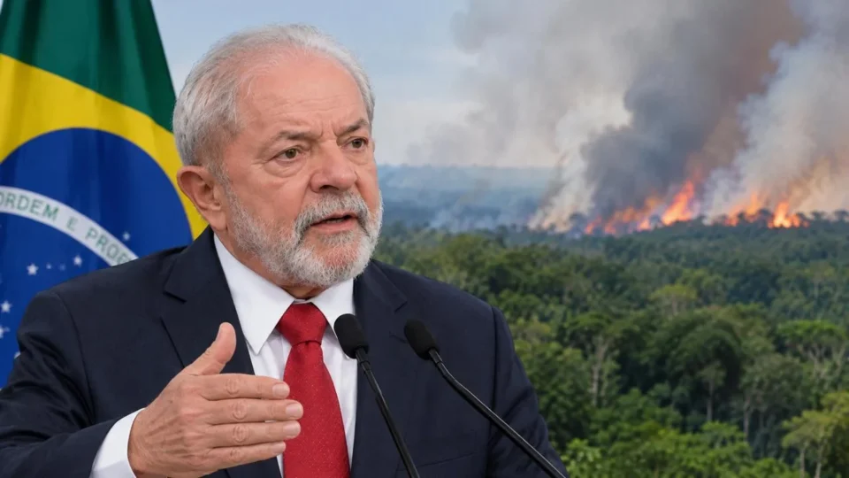 “O POVO VAI RESPIRAR AR PURO”: Lula anuncia envio de 290 profissionais e seis aeronaves para combater incêndios no Amazonas